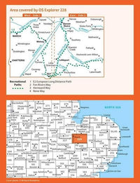 OS Explorer Map 228 - March and Ely - overview