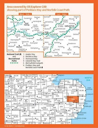 OS Explorer Map 230 - Diss and Harleston - overview