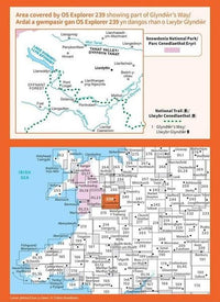 OS Explorer Map 239 - Lake Vyrnwy - overview