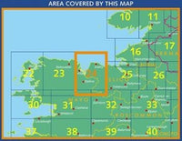 Irish Discovery Map 24, Sligo and Mayo - Area Covered