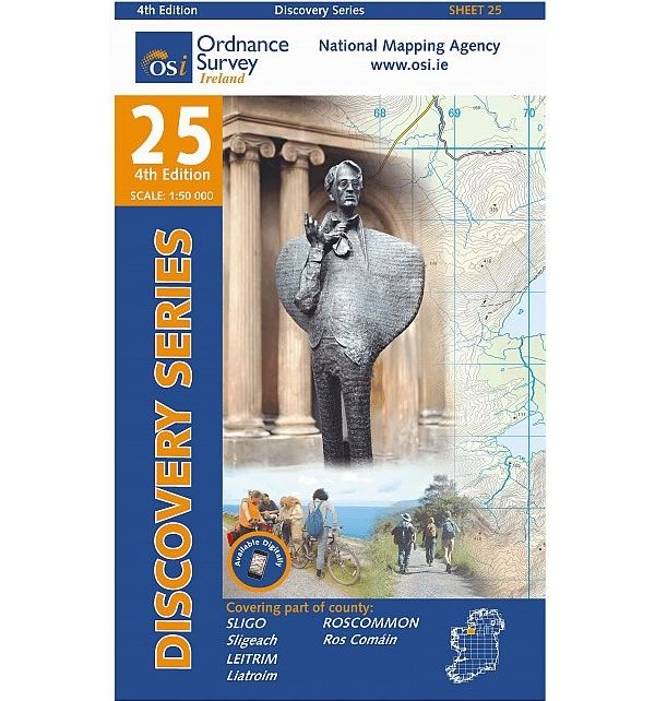 Irish Discovery Map 25, Sligo, Roscommon and Leitrim