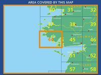 Irish Discovery Map 44, Galway - West - Area covered