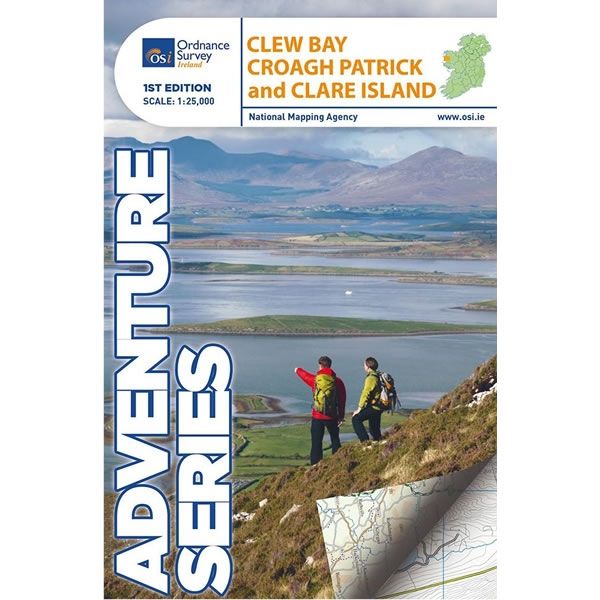 Irish Adventure Map - Clew Bay, Croagh Patrick and Clare Island,Irish Adventure Map - Clew Bay, Croagh Patrick and Clare Island - Area covered