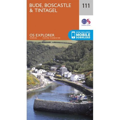 OS Explorer 111 - Bude and Boscastle Map