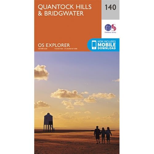 OS Explorer Map 140 - Quantock Hills and Bridgwater