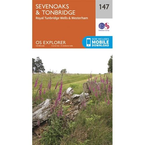 OS Explorer Map 147 - Sevenoaks and Tonbridge