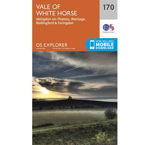 OS Explorer Map 170 - Vale of White Horse, Abingdon and Wantage