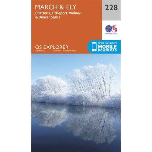 OS Explorer 228 - March and Ely Map