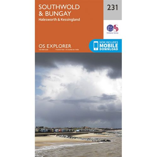 OS Explorer 231 - Southwold and Bungay map