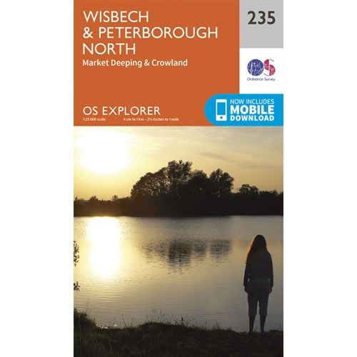 OS Explorer Map 235 - Wisbech and Peterborough North