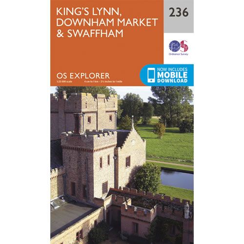 OS Explorer 236 - King's Lynn Map