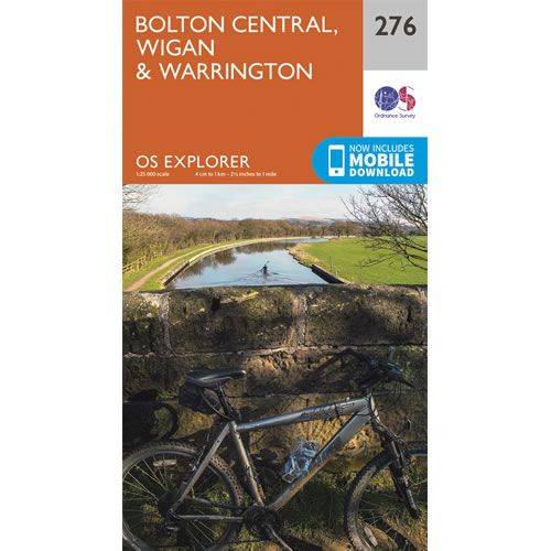 OS Explorer 276 - Bolton and Wigan Map