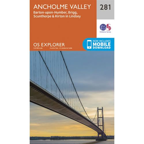 OS Explorer 281 - Ancholme Valley Map