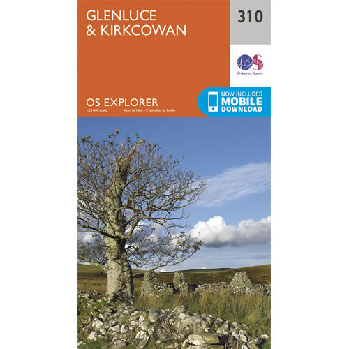 OS Explorer 310 - Glenluce and Kirkcowan Map