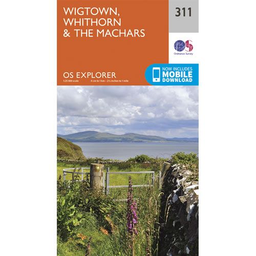 OS Explorer 311 - Wigtown and Whithorn Map