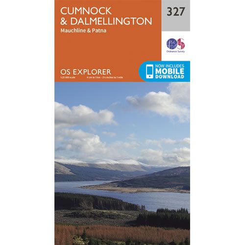 OS Explorer 327 - Cumnock and Dalmellington Map