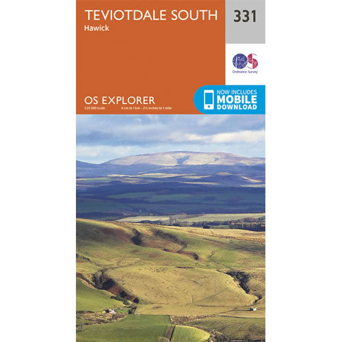 Os Explorer 331 - Teviotdale South Map