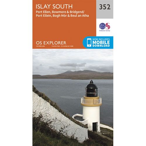 OS Explorer 352 - Islay South Map