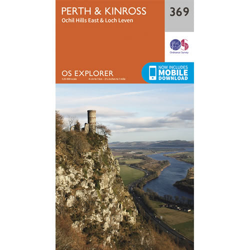 OS Explorer 369 - Perth and Kinross Map