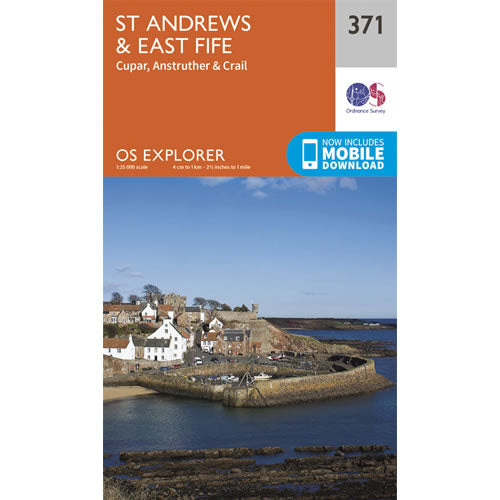 OS Explorer 371 - St Andrews and East Fife Map