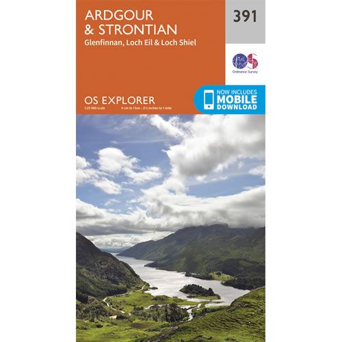 OS Explorer 391 - Ardgour and Strontian Map