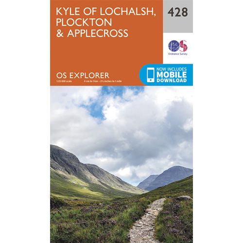 OS Explorer 428  - Kyle of Lochalsh Map