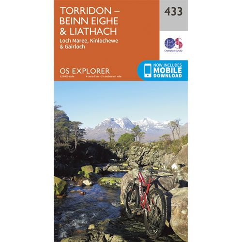 OS Explorer 433 - Torridon and Beinn Eighe Map