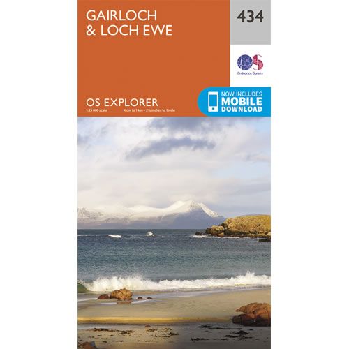 OS Explorer 434 - Gairloch and Loch Ewe Map