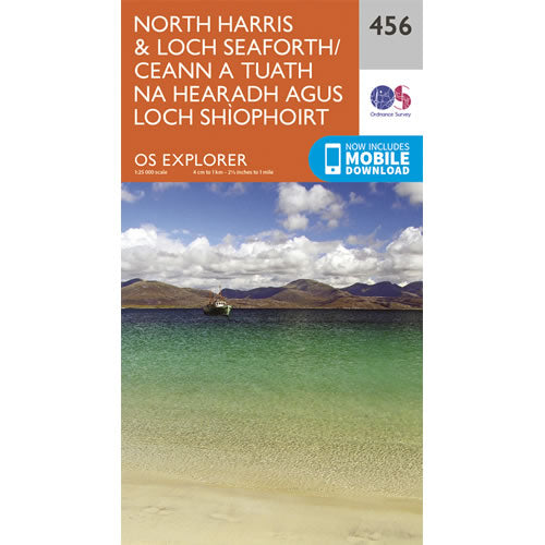 OS Explorer 456 - North Harris and Loch Seaforth Map