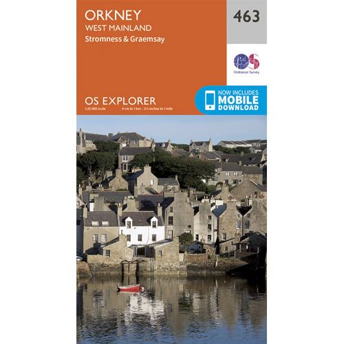 OS Explorer 463 - Orkney, West Mainland Map