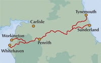 The C2C Cycle Route Guidebook - Route Map