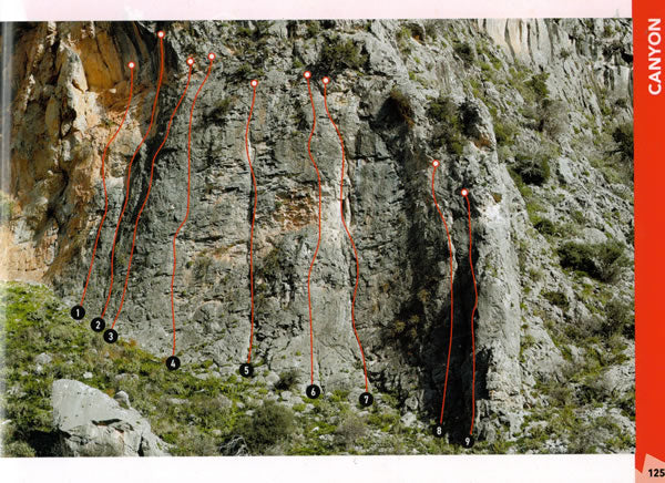 Climbing in Manikia Guidebook - Example page 2