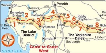 Footprint Coast to Coast Map, Part 1 - West - Area covered