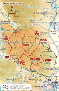 Cycling in the Yorkshire Dales Guidebook - Overview