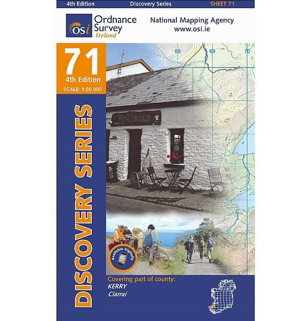 Irish Discovery Map 71, Kerry - North West