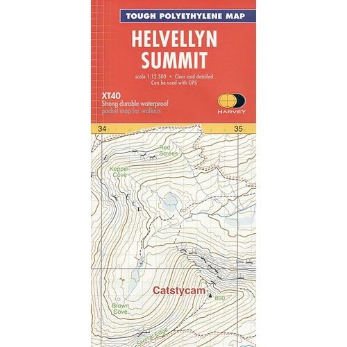 Helvellyn Summit Map
