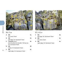 La Cerra Bouldering Guidebook - Example topo