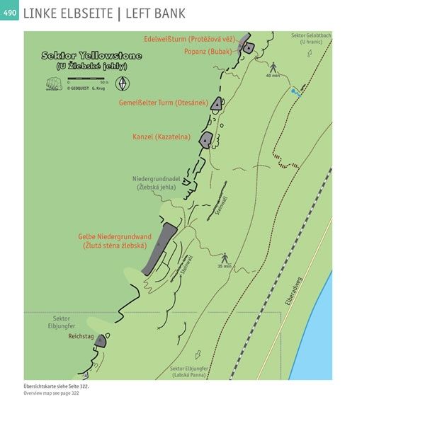 Labske Udoli Rock Climbing Guidebook - Example Page 2