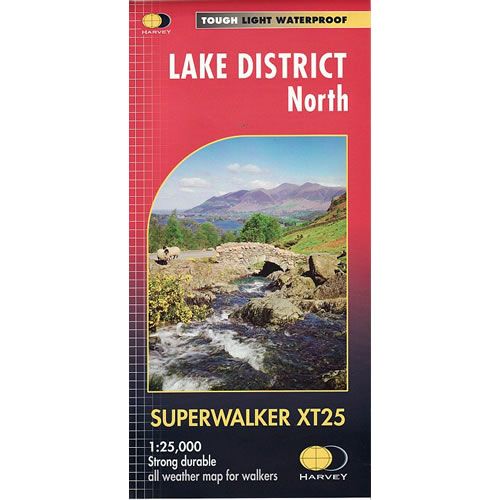 Lake District North XT25 Superwalker Map