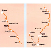 Monmouthshire and Brecon Canal Heron Map - area covered