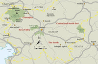 Mountain Biking in Slovenia Guidebook - Overview Map