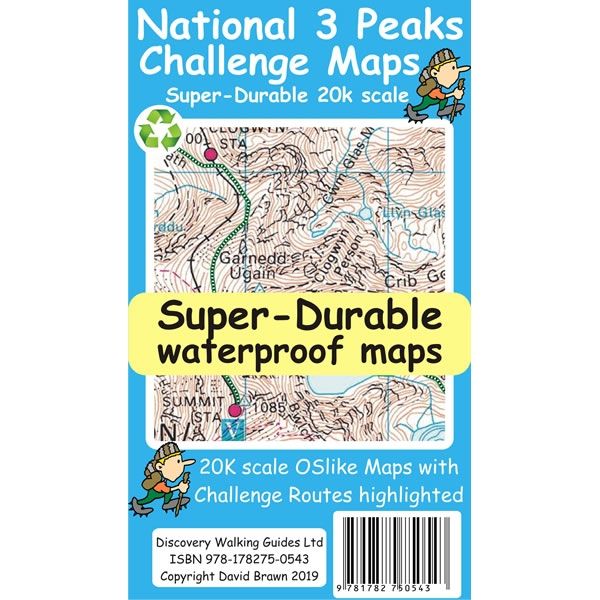 National 3 Peaks Challenge Map