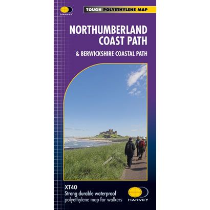 Northumberland Coast Path XT40 Harvey Map