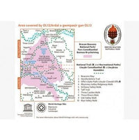 OS Explorer Map OL13 - Brecon Beacons National Park - Eastern area - area covered