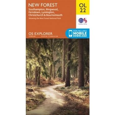 OS Explorer Map OL22 - New Forest