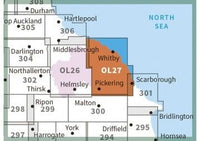 OS Explorer Map OL27 - North York Moors - Eastern area - surrounding area