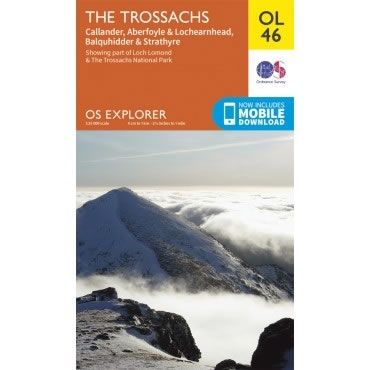 OS Explorer Map OL46 - The Trossachs