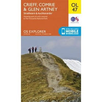OS Explorer Map OL47 - Crieff, Comrie and Glen Artney