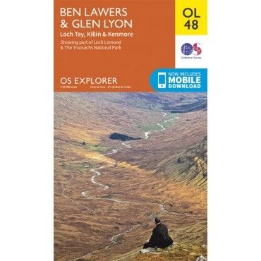 OS Explorer Map OL48 - Ben Lawers and Glen Lyon
