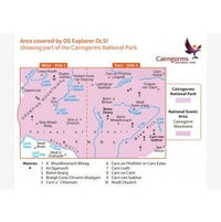 OS Explorer Map OL51 - Atholl - area covered